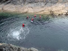 Coasteering for Schools in Anglesey